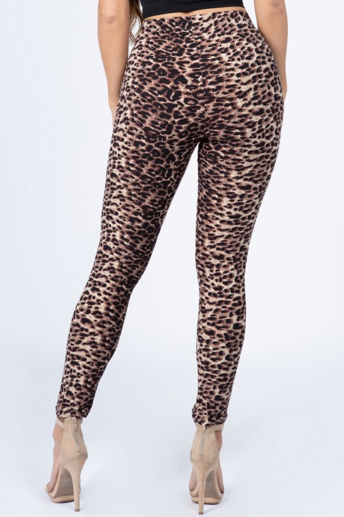 Leopard Print Skin Leggings