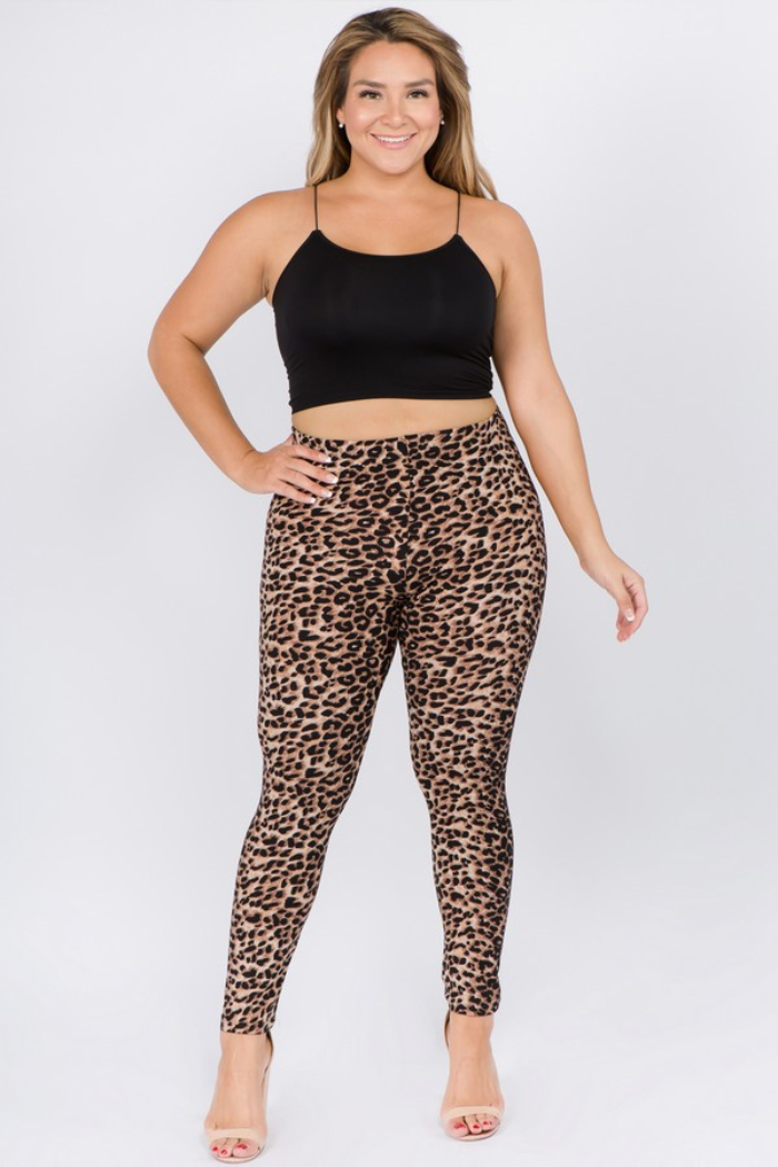 Leopard Print Skin Leggings