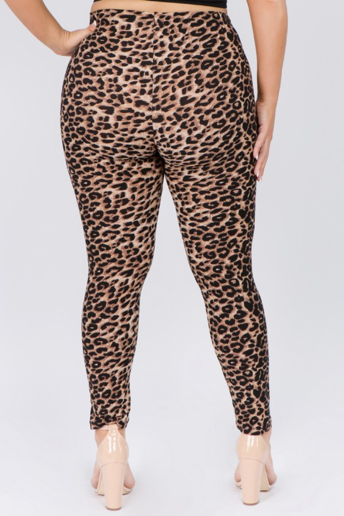 Leopard Print Skin Leggings
