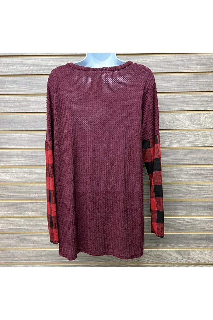 Plaid long sleeve
