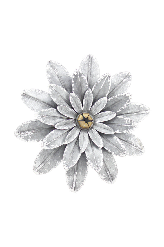 Medium Galvanized Flower