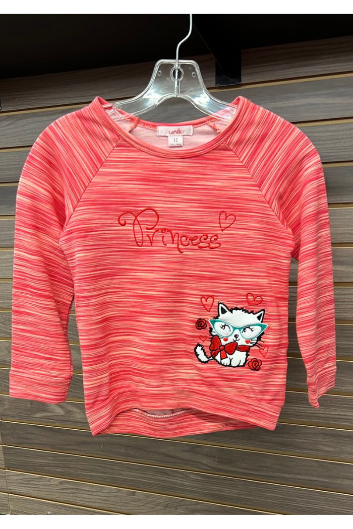 Girls Princess Sweatshirt
