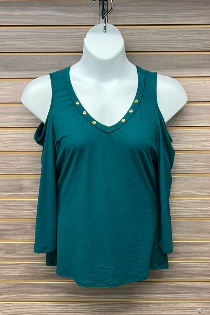 Plus Cold Shoulder Blouse