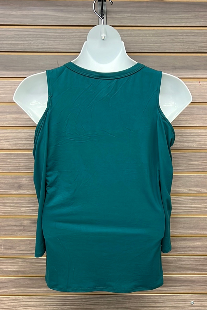 Plus Cold Shoulder Blouse