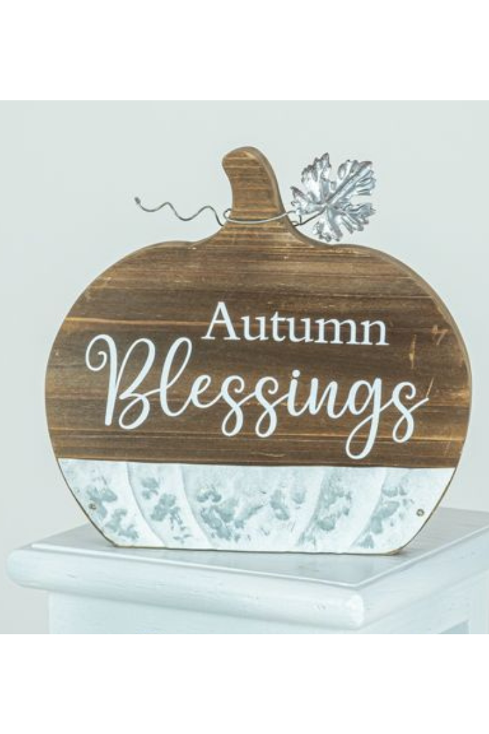 Gather Blessing Pumpkin Tabletop