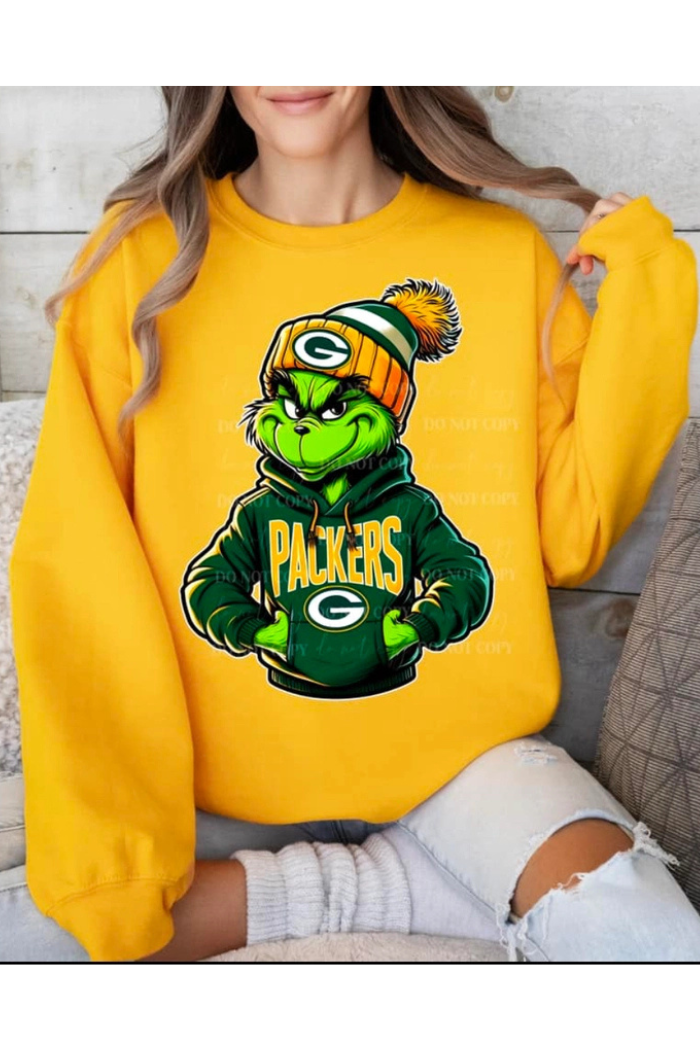Green Bay Packers Grinch Sweatshirt