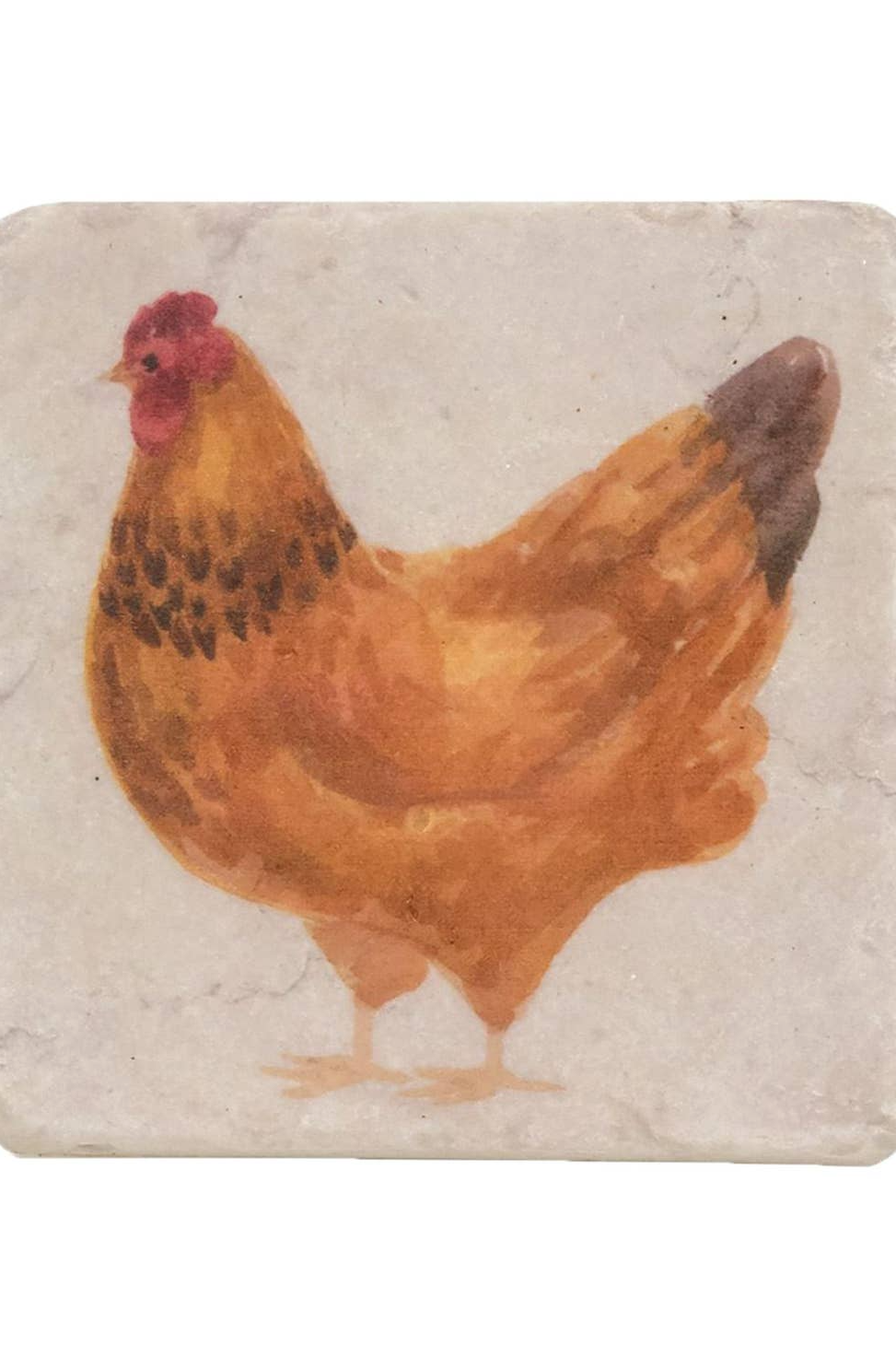 4/Set Rooster Resin Coasters