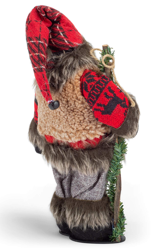 Standing Plaid Santa