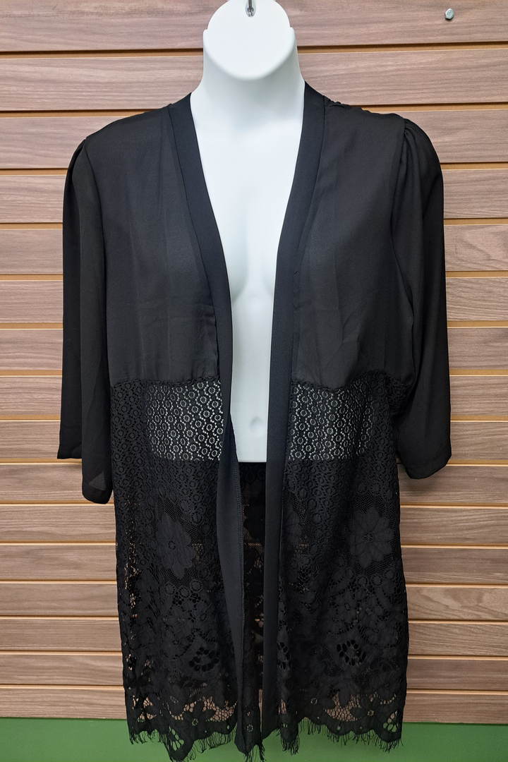 Black Lace Cover Up