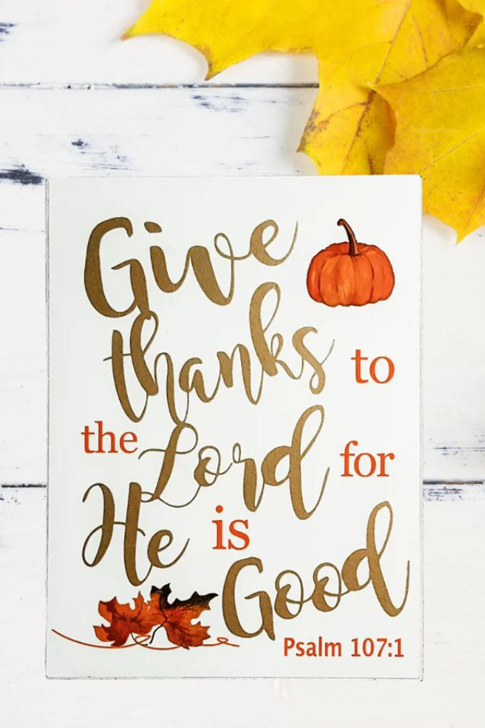 Thanksgiving Box Signs