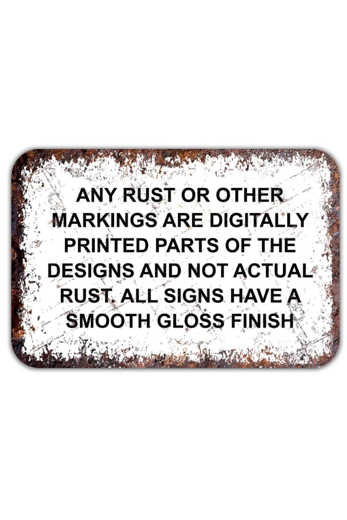 Football Time Do Not Disturb Vintage Style Metal Sign