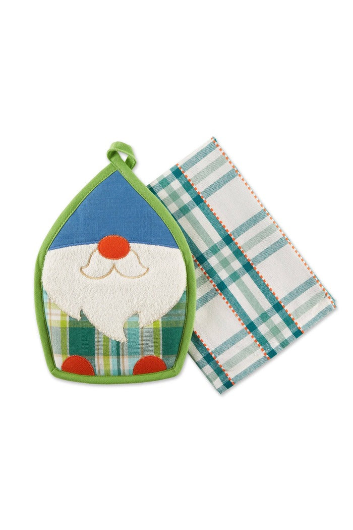 Garden Gnome Potholder Gift Set