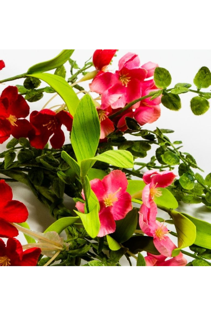 Geranium candle ring