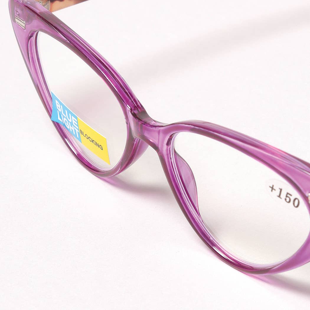 Cat-Eye Blue-Light Protection Reading Glasses - Deja Vu Boutique and Home llc