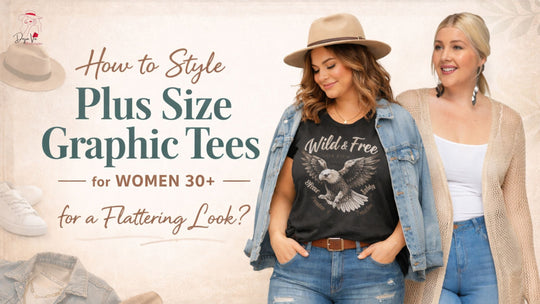 How to Style Plus Size Graphic Tees for Women 30+ for a Flattering Look?