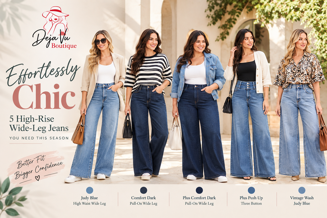 Effortlessly Chic: 5 High-Rise Wide-Leg Jeans You Need This Season