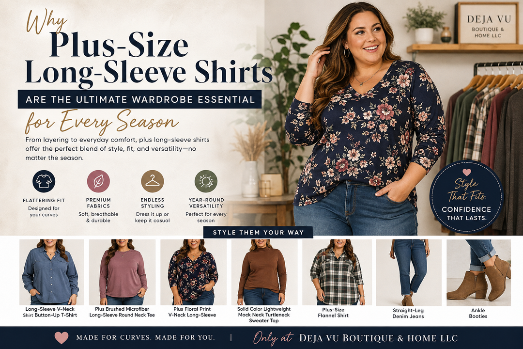 Why Plus-Size Long-Sleeve Shirts are the Ultimate Wardrobe Essential for Every Season