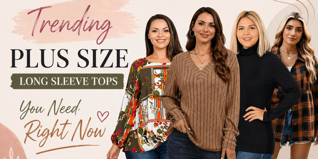 Plus Size Long Sleeve Tops 1 