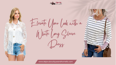 Modern Grace: Elevate Your Look with a White Long Sleeve Dress