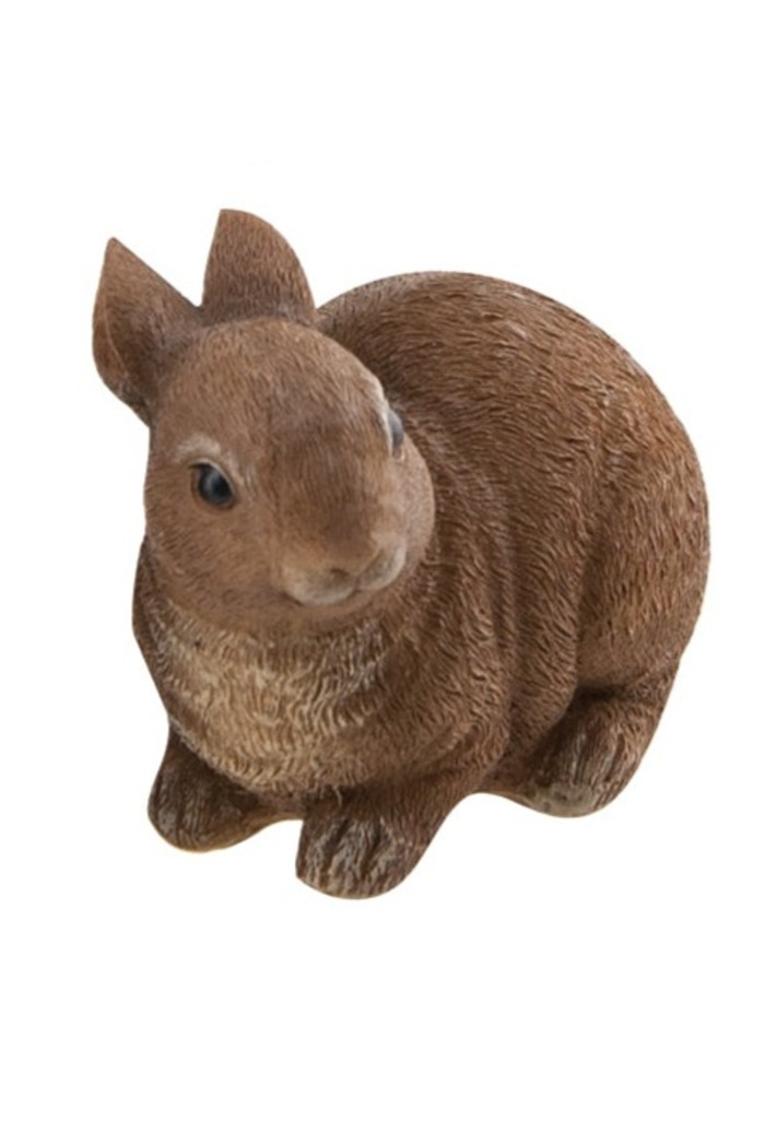 Brown Resin Bunny