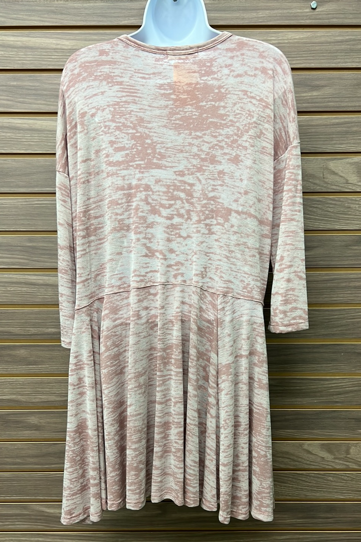 Lavender Dress with 3/4 Sleeves