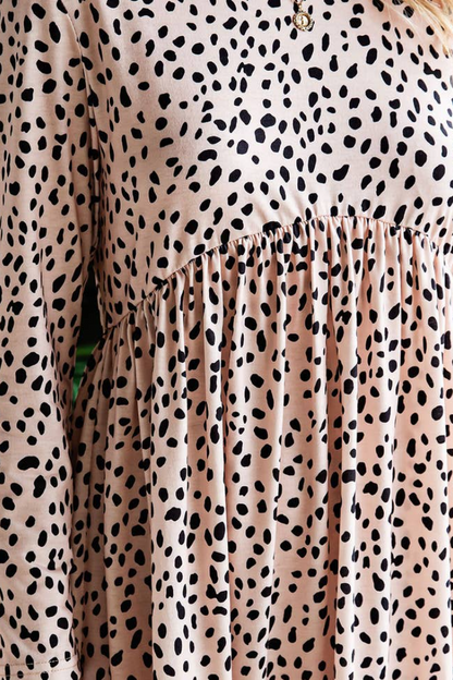 Leopard Babydoll Dress