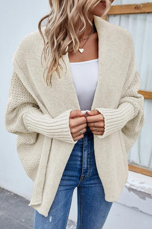 Open Front Shawl Cardigan