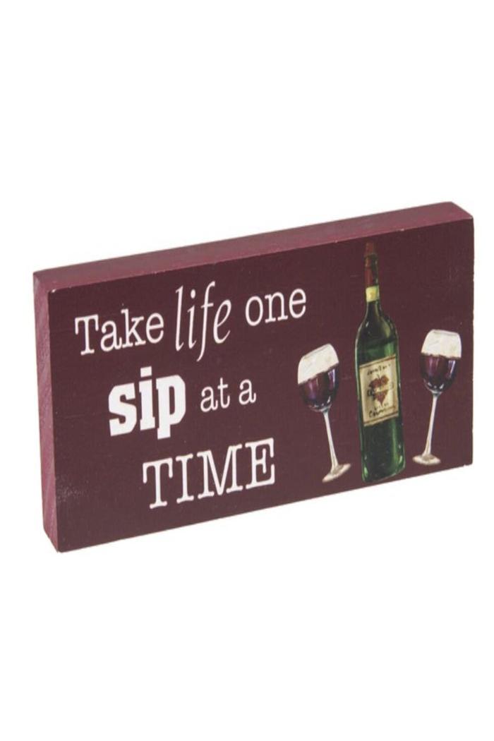 Wine Humor Wood Shelf Sitter Signs