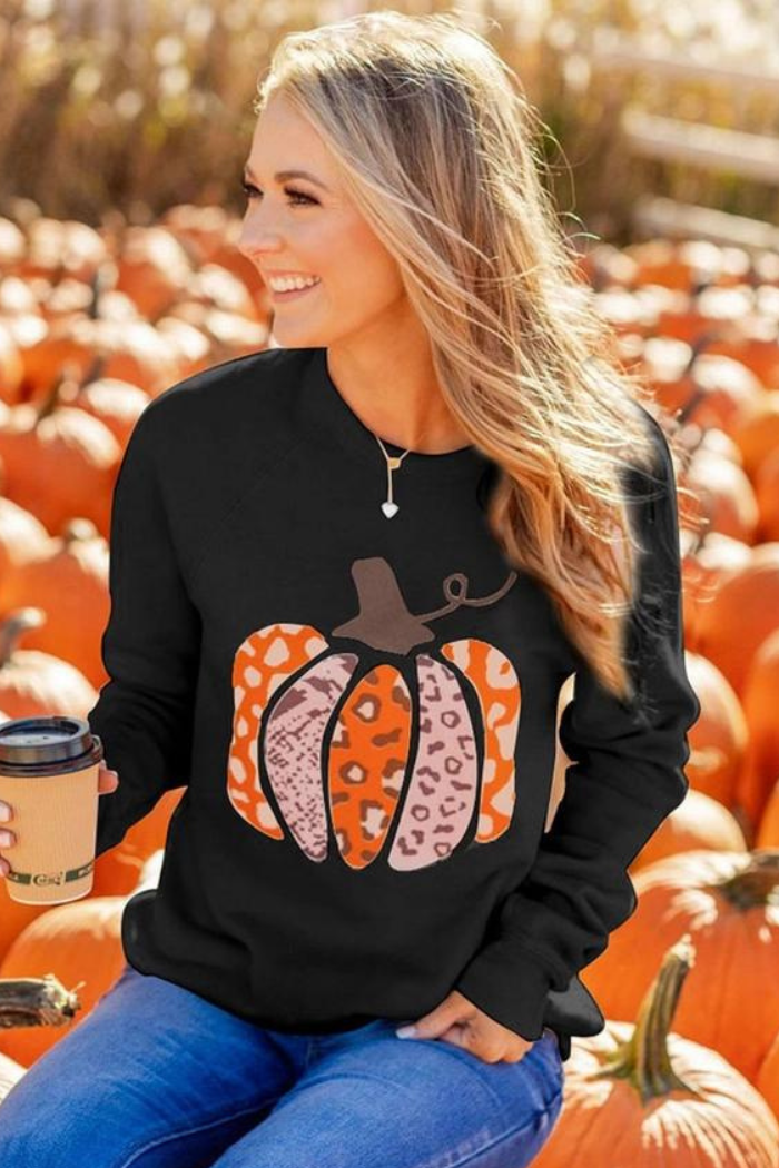 Halloween Pumpkin Printing Shirt