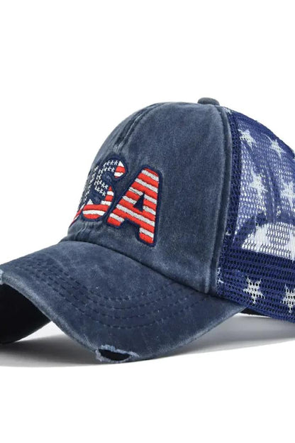 USA Embroidered Baseball Cap