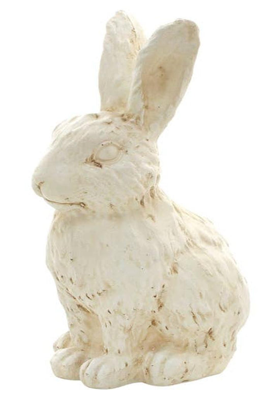 Upright Standing Cream Resin Bunny