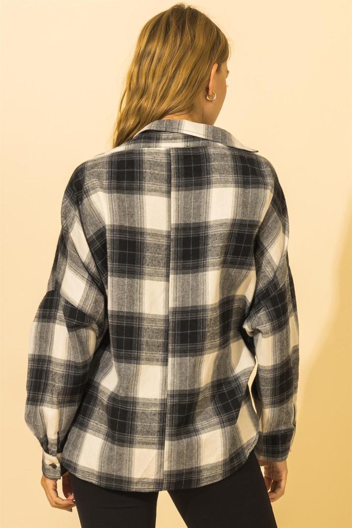 Twisted Oversized Plaid