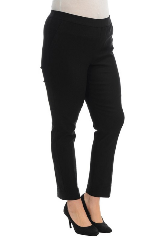 Plus four way stretch pull on pants