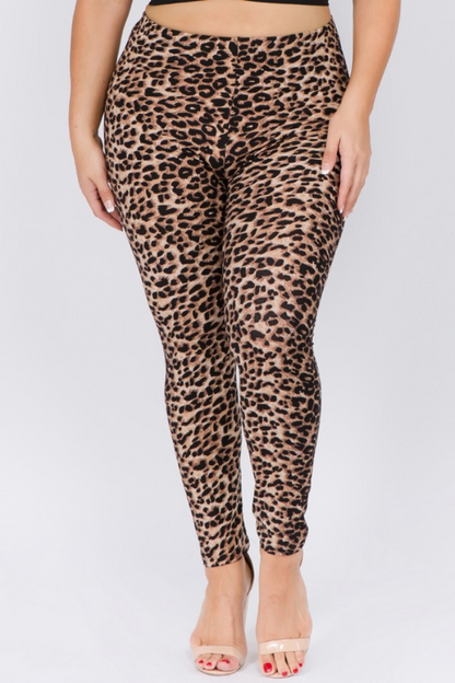 Leopard Print Skin Leggings