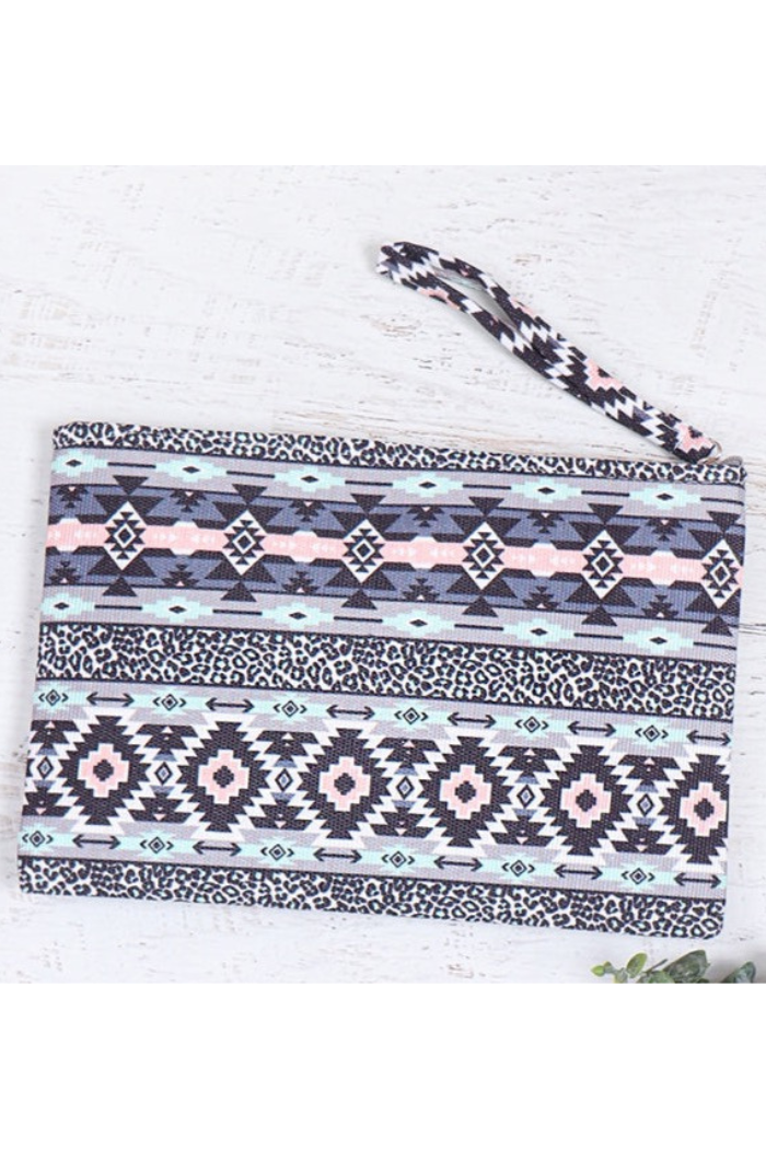 Aztec Pattern Pouch