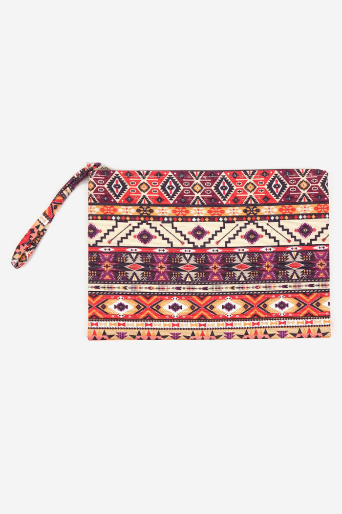 Aztec Pattern Pouch