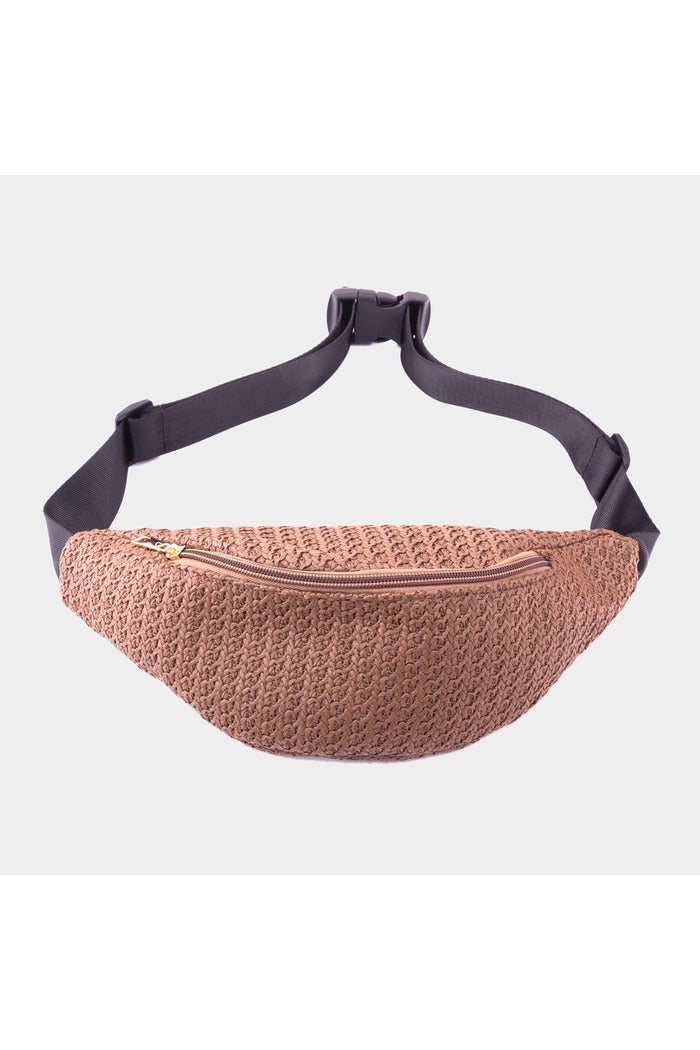 Straw Sling Bag / Fanny Pack / Belt Bag