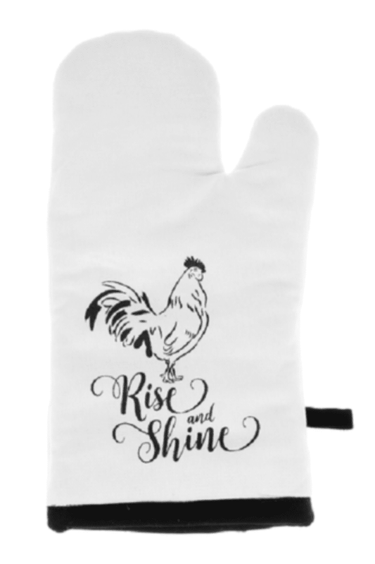 Rise and Shine Rooster Oven Mitt