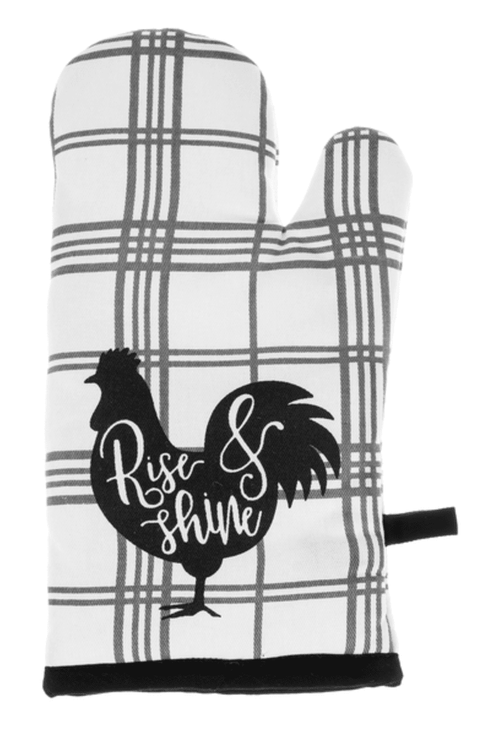 Rise and Shine Rooster Oven Mitt