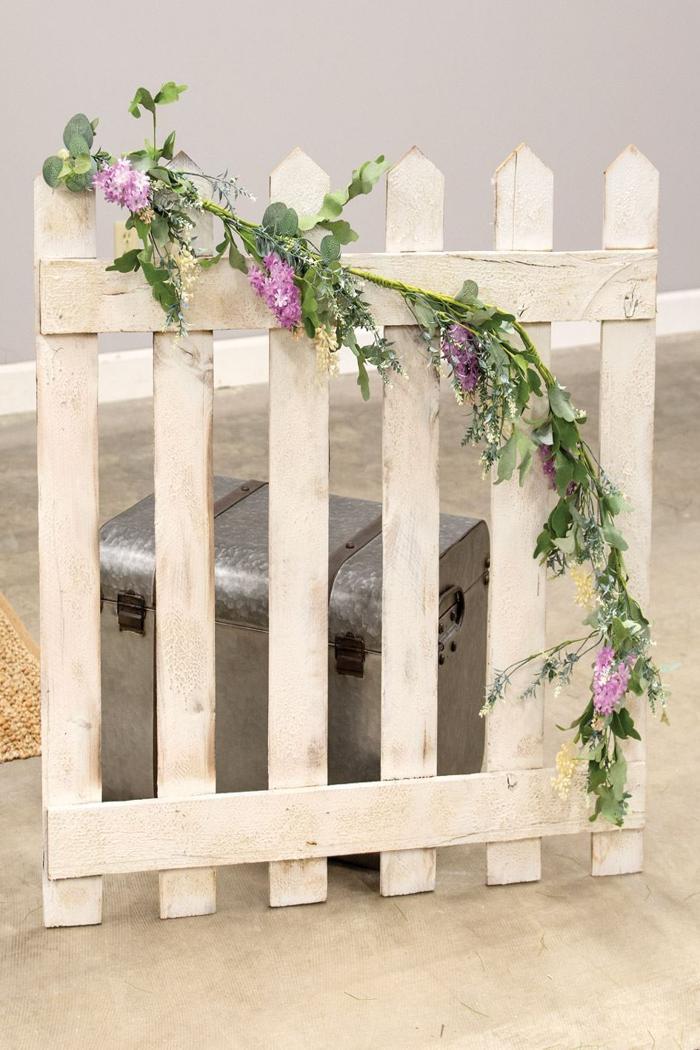 Purple Wildflowers Garland