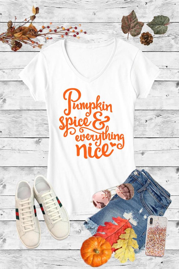 Pumpkin Spice Tee 2 Variations