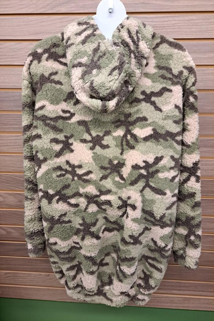 Plush Camo Hoodie