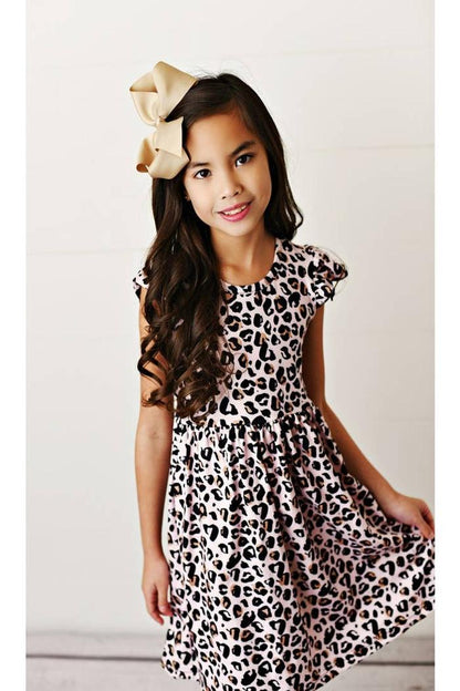 Pink Leopard Dress