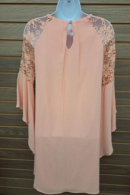 Pink Lace Arm 3/4 Sleeve