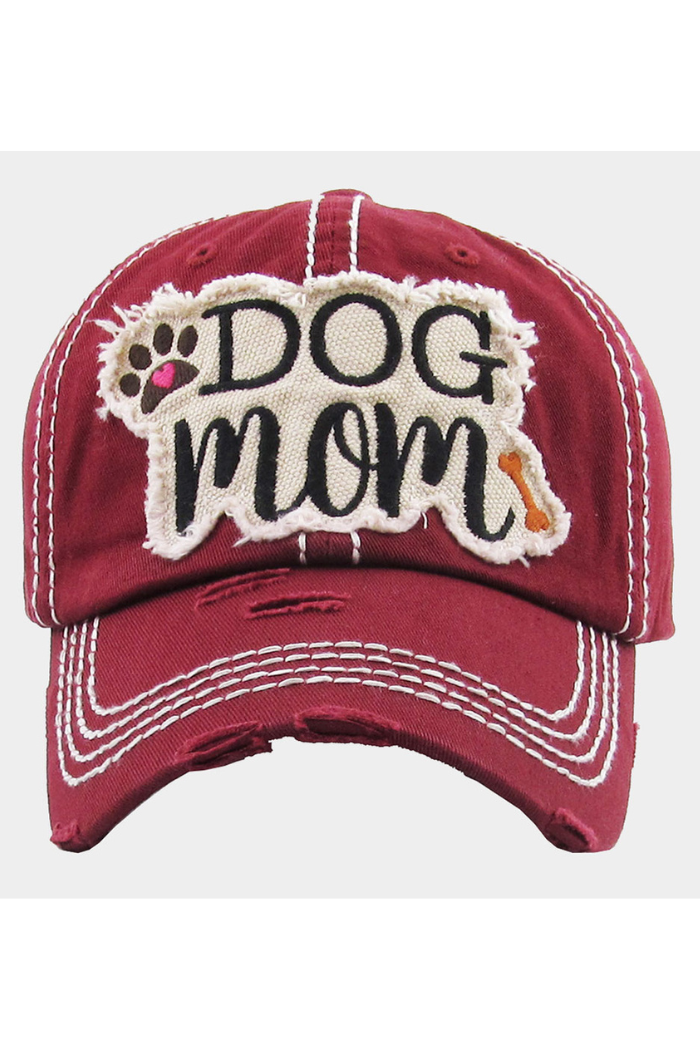 DOG mom Vintage Baseball Cap