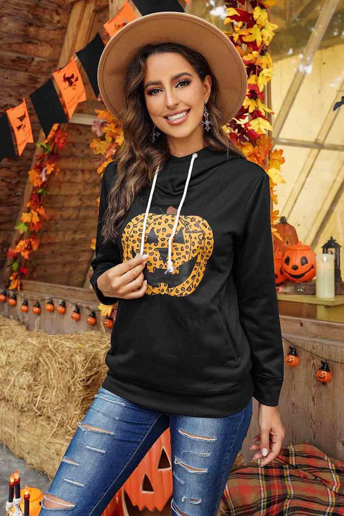 Orange Halloween Pumpkin Hoodie