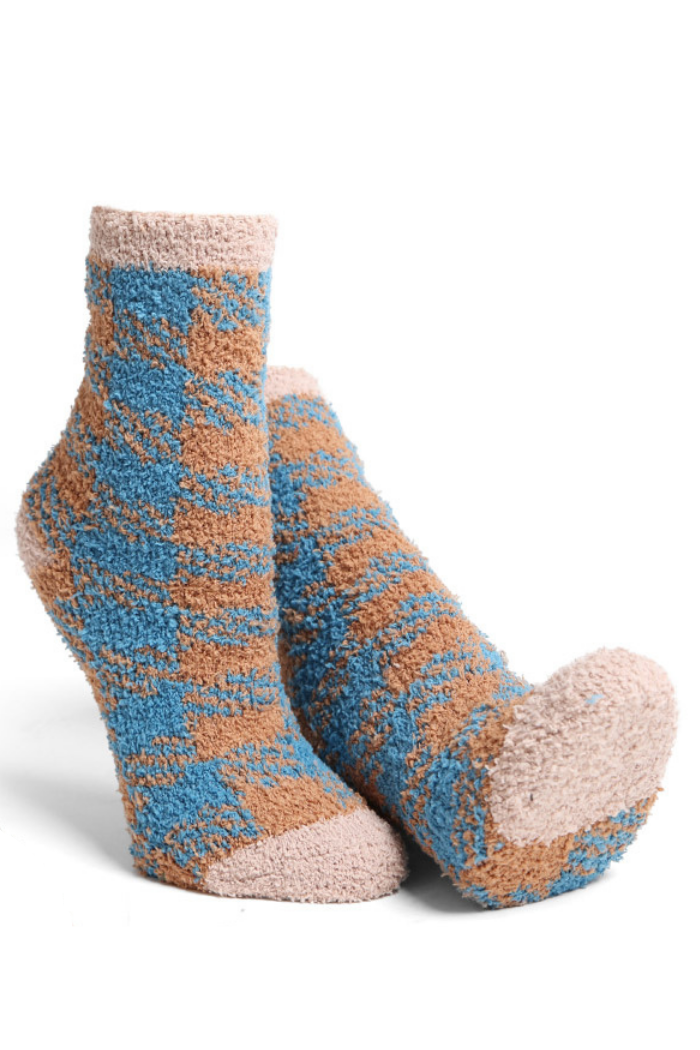 Buffalo Check Patterned Luxury Soft Socks