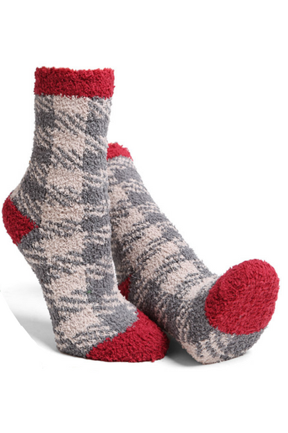 Buffalo Check Patterned Luxury Soft Socks