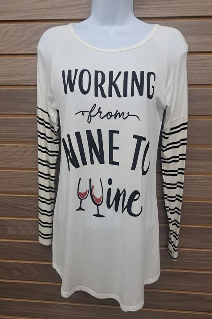 Nine To Wine Long Sleeve