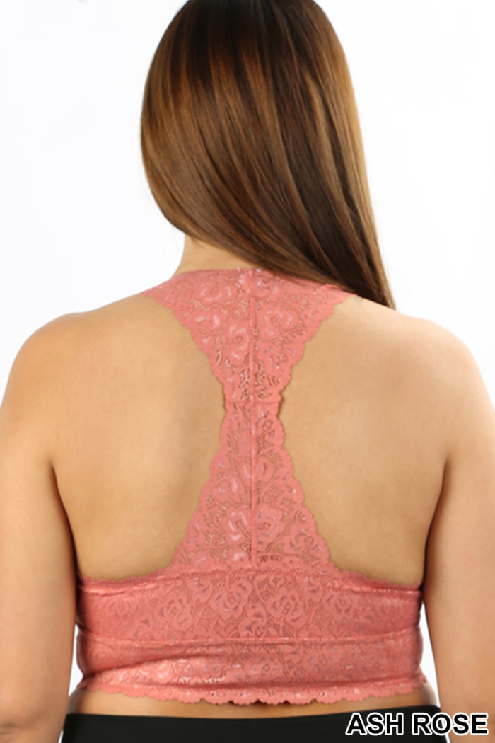 Plus Sized Stretch Lace Bra